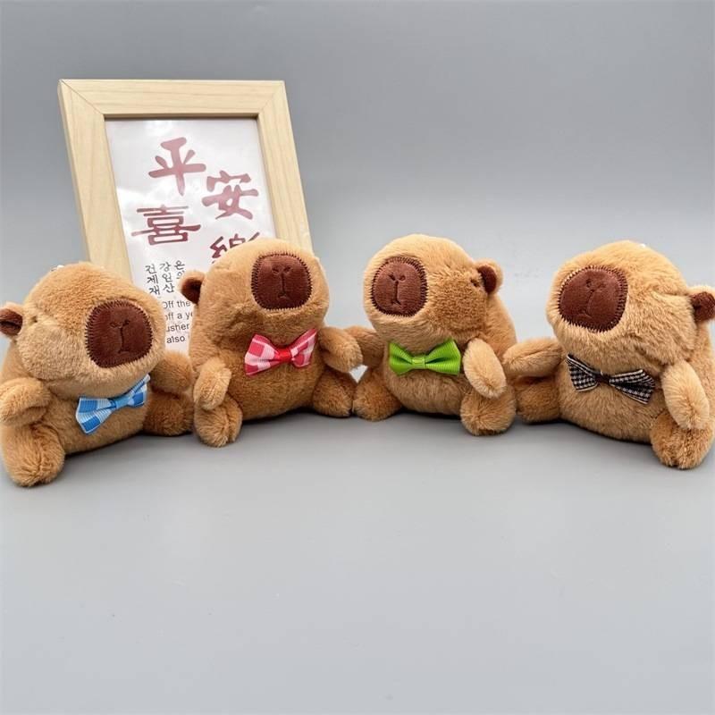 Capybara Plush Toy Keychain Cute And Comfortable Backpack Ornaments Hanging