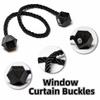 2Pcs INS Window Curtain Buckles Adjustable Magnetic Curtain Strap Curtain Holders  Home Decoration