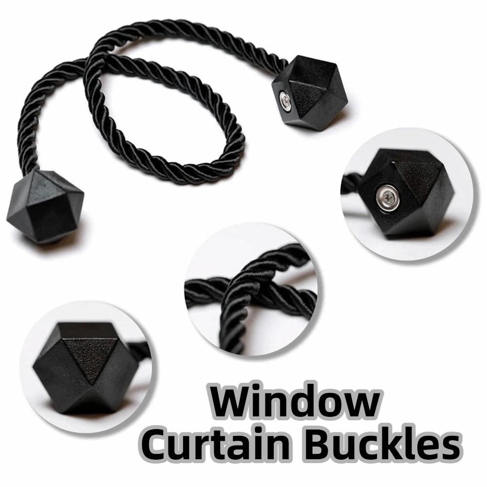 2Pcs INS Window Curtain Buckles Adjustable Magnetic Curtain Strap Curtain Holders  Home Decoration