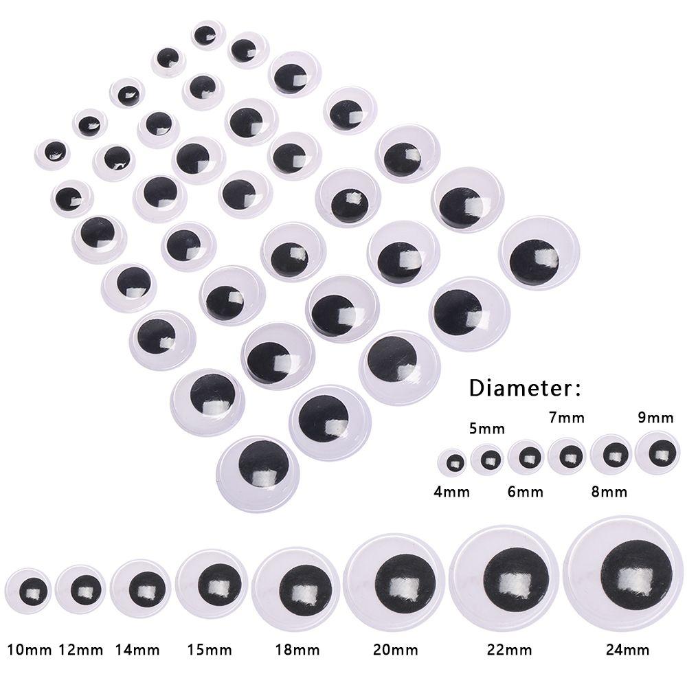 100 PCS Puppet Making DIY Craft  Parts 's Eyes Dinosaur Eye Creative gift  Accessories