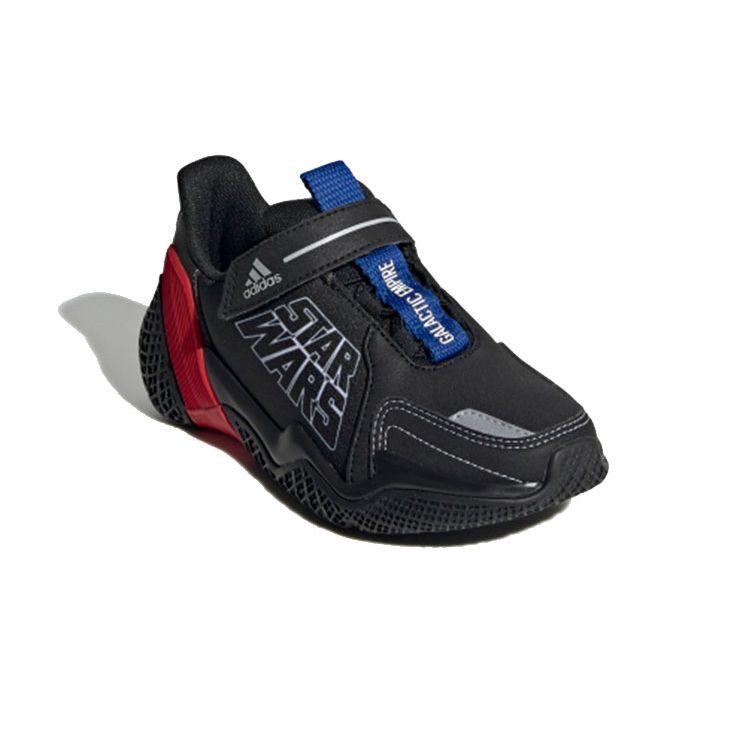 adidas 4Uture Rnr Star Wars Elk Lightweight Breathable Low-Top Kids Running Shoes Kids Running Shoes Black Red EF9488