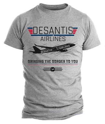 DeSantis Airlines Humor T Shirt Florida Political Meme Funny Trump 2024 T Shirts