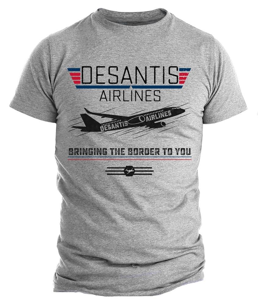 

DeSantis Airlines Humor T Shirt Florida Political Meme Funny Trump 2024 T shirts 4XL