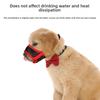 Muzzle Prevent Dog Biting Barking Chewing Adjustable Breathable Pet Supplies