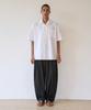 TRIP LE SENS Air Wave Seersucker Half Shirt_White