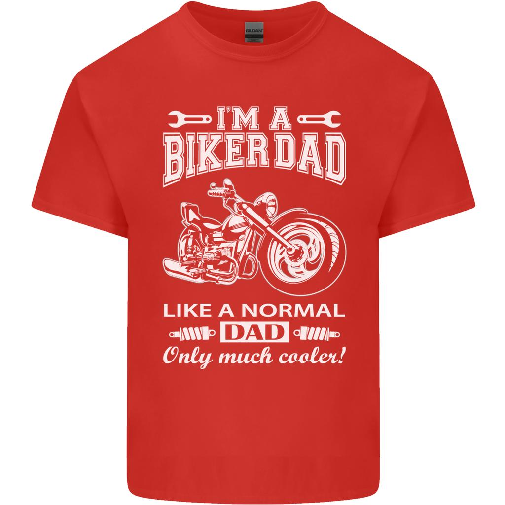 Biker A Normal Dad Fathers Day Motorcycle Unisexs Light Cotton TShirt