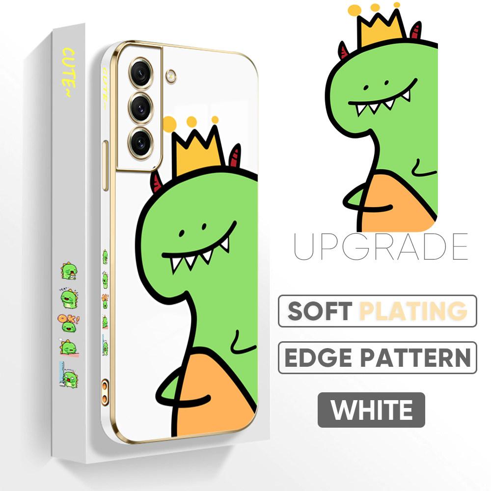 Colorful Printing Patterns Square Edge Pattern Casing Plated Phone Shell Luxury Plating Soft Phone Case for iPhone Motorola Moto OnePlus Samsung