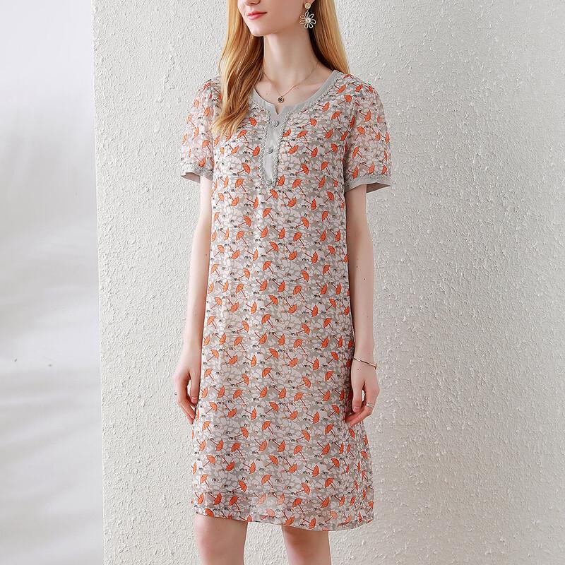 Jianhu Women s Floral Summer Midi Dress XL