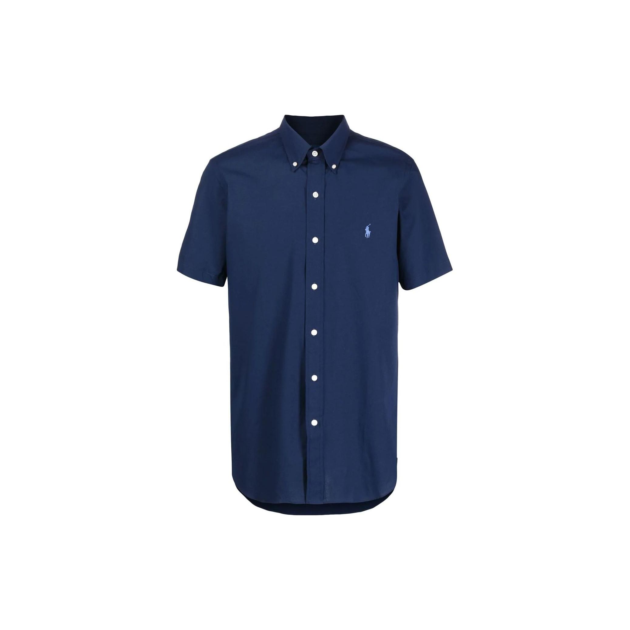 

Polo Ralph Lauren Лого Однотонная рубашка поло Мужские рубашки Синий 710867700-003 S