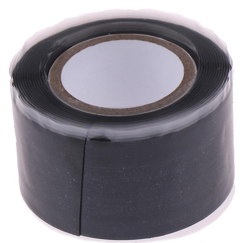 2.5Cm*1.5M Black Waterproof Tape Powerful Strong Rubber Seal Repair Tape