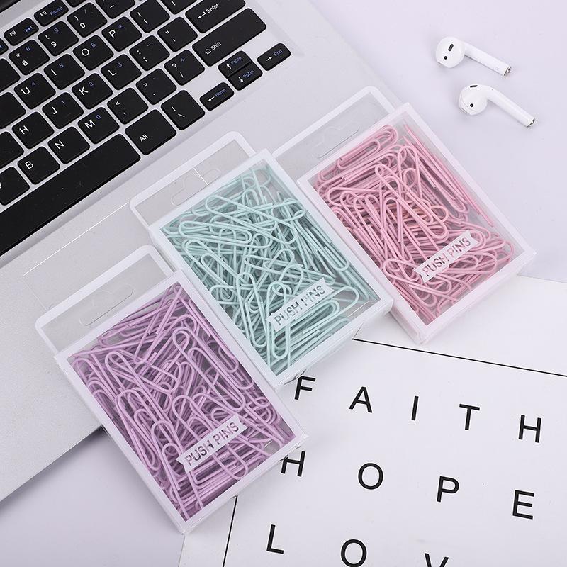 Χρωματιστό Σετ Συνδετήρων και Κλιπ για Ντοσιέ Μακαρόν