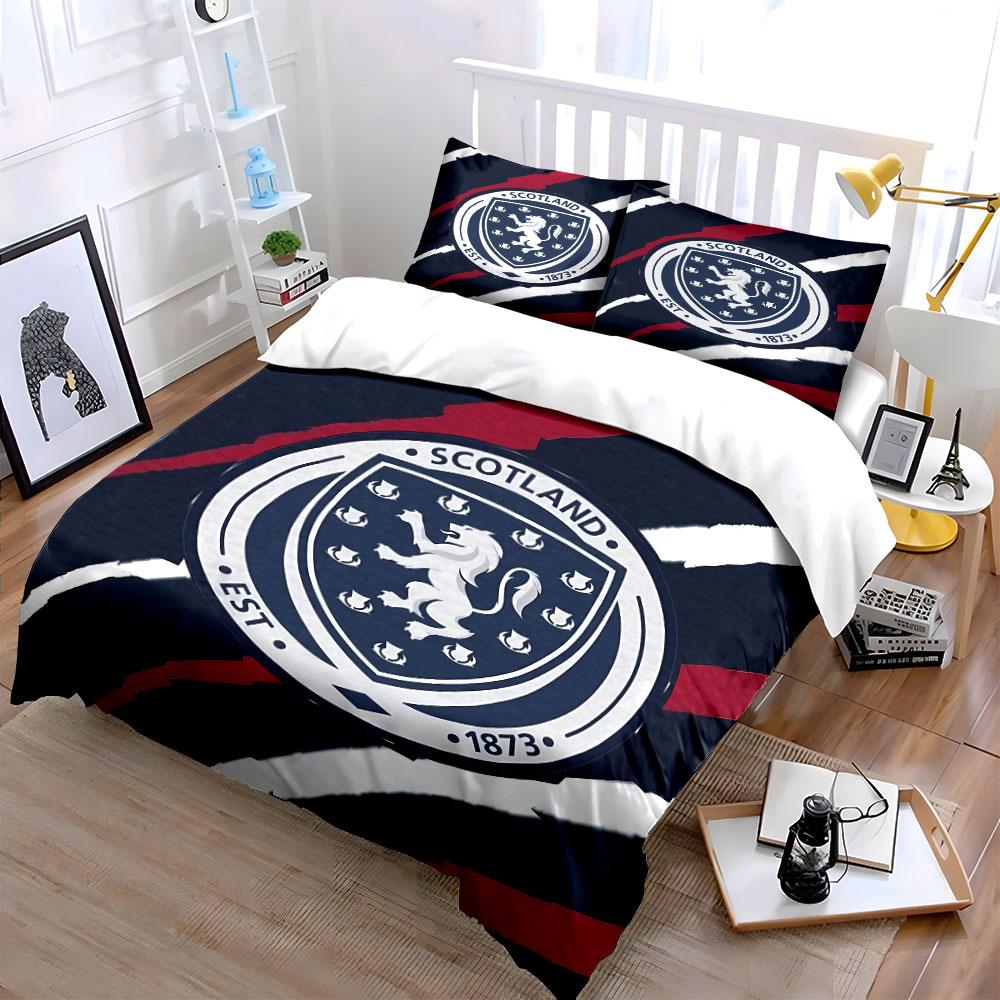 Scotland Flag Bedding Set Bedding Duvet Cover Set Duvet Cover Pillowcases (1 * Duvet Cover 2 * Pillowcases, without duvet insert)