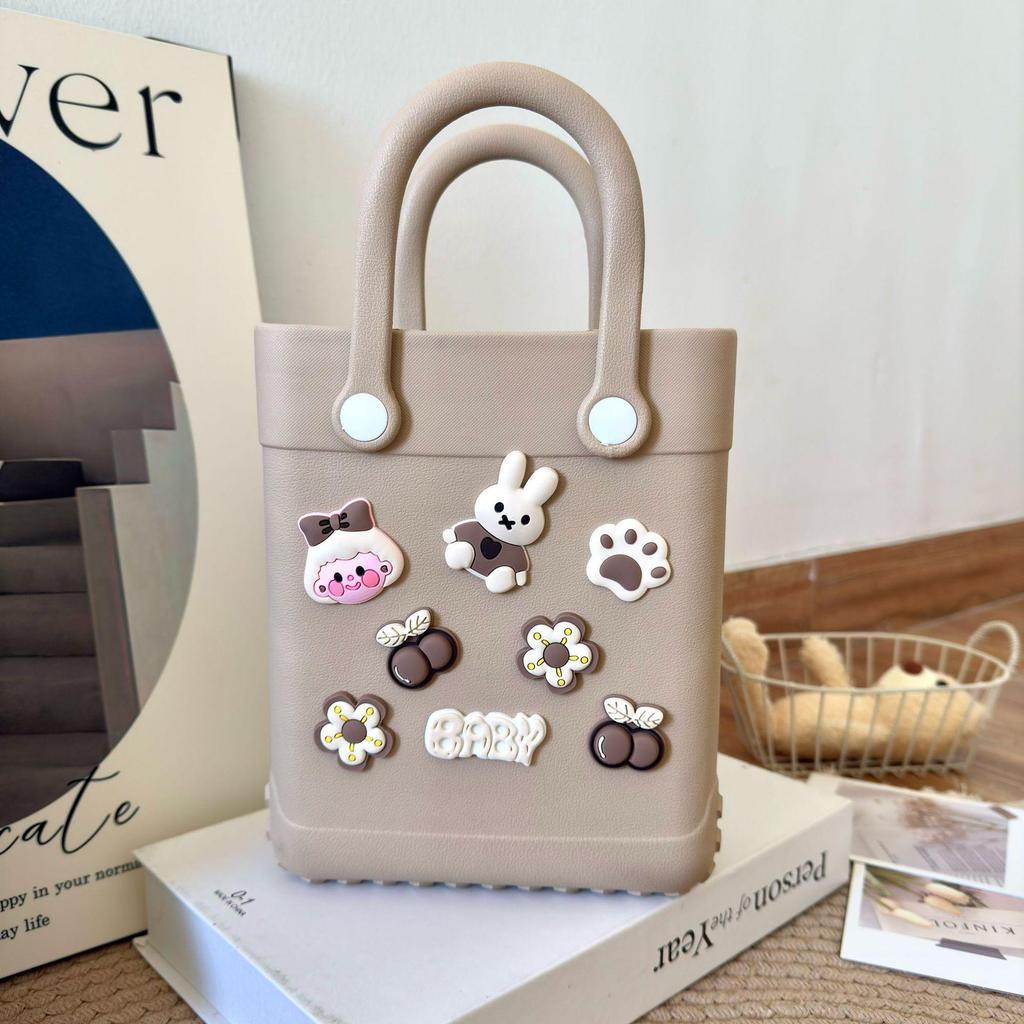 EVA Cartoon Waterproof Hole Bag: Summer DIY Mini Handbag