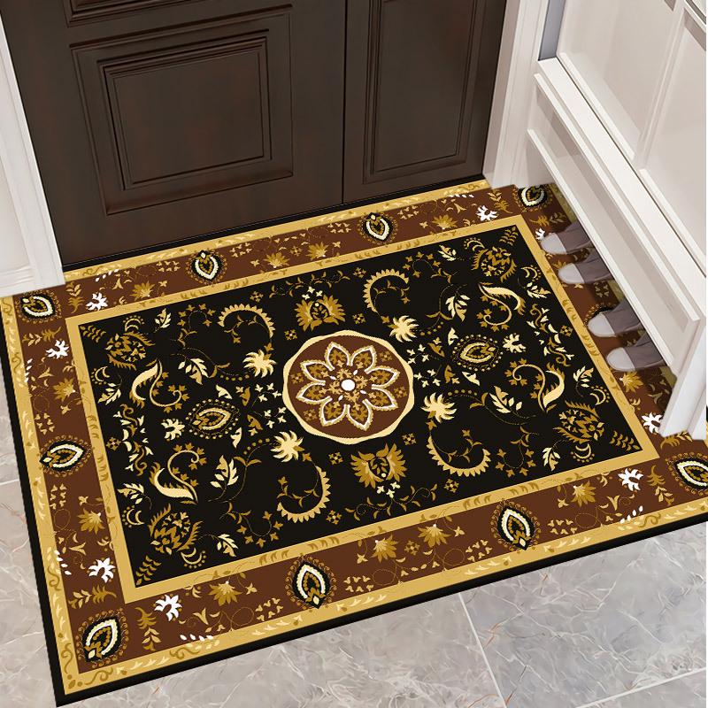 New Chinese Style Carpet Entrance Mat Entry Door Dirt Resistant and Easy To Maintain Foot Mat Living Room Coffee Table