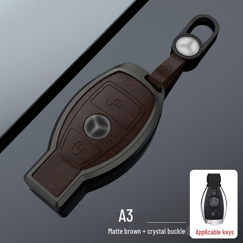 Mercedes Key Fob Protective Case: Fits E300L, C260L, A200L, GLC300L, GLE, and C200L Models