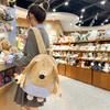 Schoolbag Autumn and Winter New Cute Plush Puppy Backpack Female Ins Travel Japanese Small Backpack Cartoon Doll Three-dimensional Bag