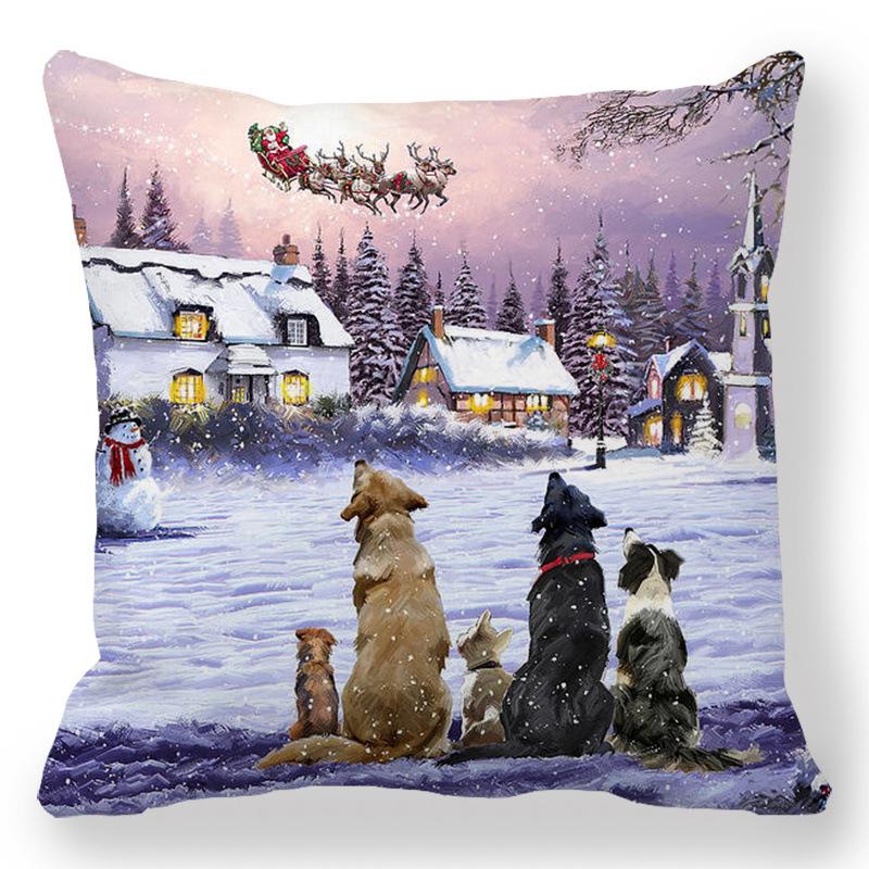 New Christmas Pillow Case 30*50cm,40*40cm,45x45cm, Cushion Cover Home Christmas Decoration Pillow Case