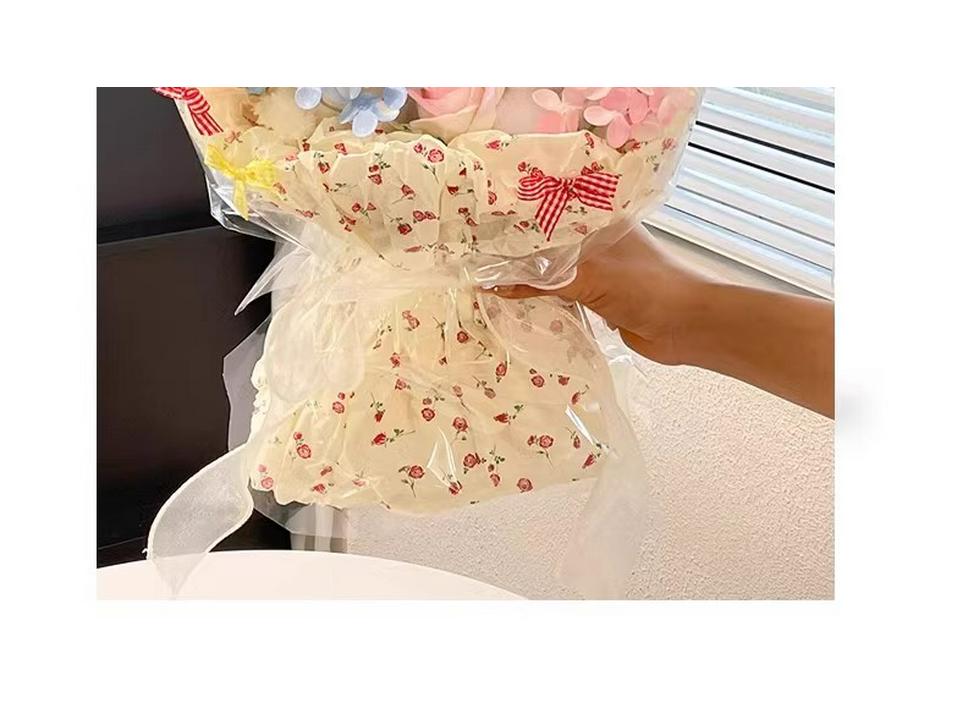 Chenille Puppy Doll Bouquet: Cute Handmade Gift for Best Friends, Girls' Birthdays.