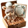 Soft Plush Easters Bunnies Decorative Box Soft Animal Plush Rabbit Key Rings For Memorable Gift Giving