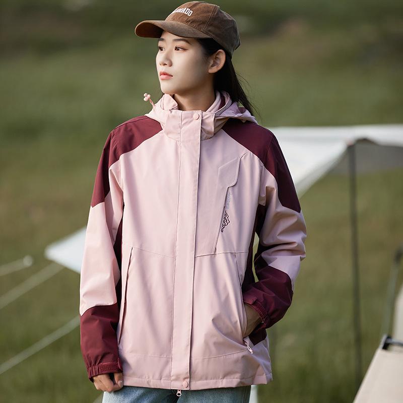 

Мужская теплая ветрозащитная водонепроницаемая куртка-ветровка 3-в-1 для альпинизма M