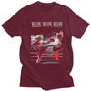 Meow Boxing Cat T Shirt for Men 100 Cotton Tshirts Streetwaer Short Sleeve Tee Shirt Loose Fit Clothing Gift