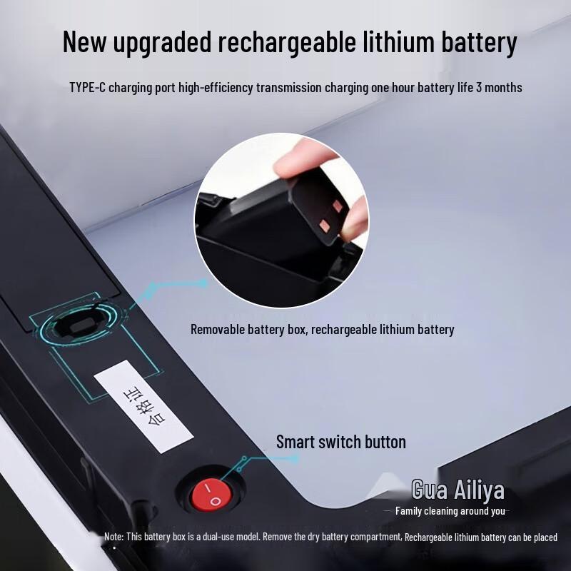 GENFIELD Smart Sensor Bathroom Trash Can Set