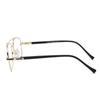 Double Beam Anti-Blue Light Square Nearsighted Glasses Women Men Metal Spring Hinge Prescription Spectacles 0 -0.5 -0.75 To -6.0