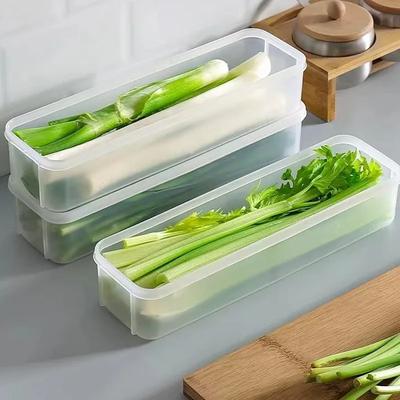 Kitchen Japanese Style Sealed Noodle Box With Scallion Ginger Garlic Preservation Box Lid Plastic Tableware Storage Box Storage Can YLE596