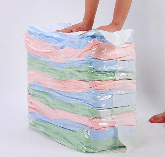 Sac de Depozitare cu Compresie prin Vacuum pentru Haine și Pilote