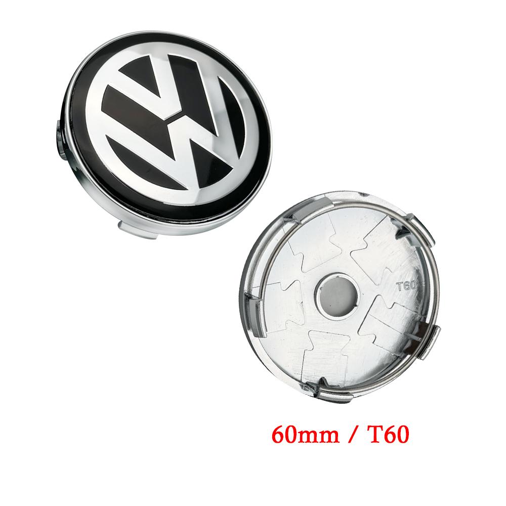 DIG1 60mm 4pcs Wheel Center Hub Caps 55mm 56mm 65mm 70mm Wheel Cover For VW Polo Golf 4 5 6 7 Touran CC Passat B5 B6 B7 Accessories