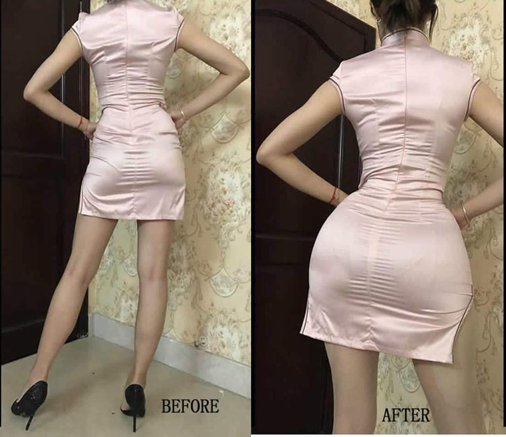 Abusun Two Sponge Buttock Crotch Pelvic Hip Pad Short Body Shaping Shapewear, Pads, Enhancement, Enhancement, Girdle, Pants, Girdle, Unisex,