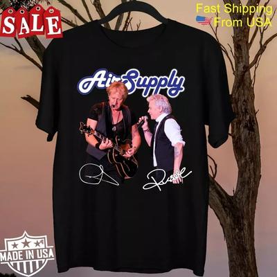 Nowy zespół soft rockowy Air Supply Prezent Dla Fanów Koszulka Unisex Wszystkie Rozmiary Koszulka Unisex