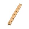 6 String Guitar Nut Saddle Premium Brass Pre-Slotted Top Nut Vintage Style Electric Guitar Accessories Flat Bottom