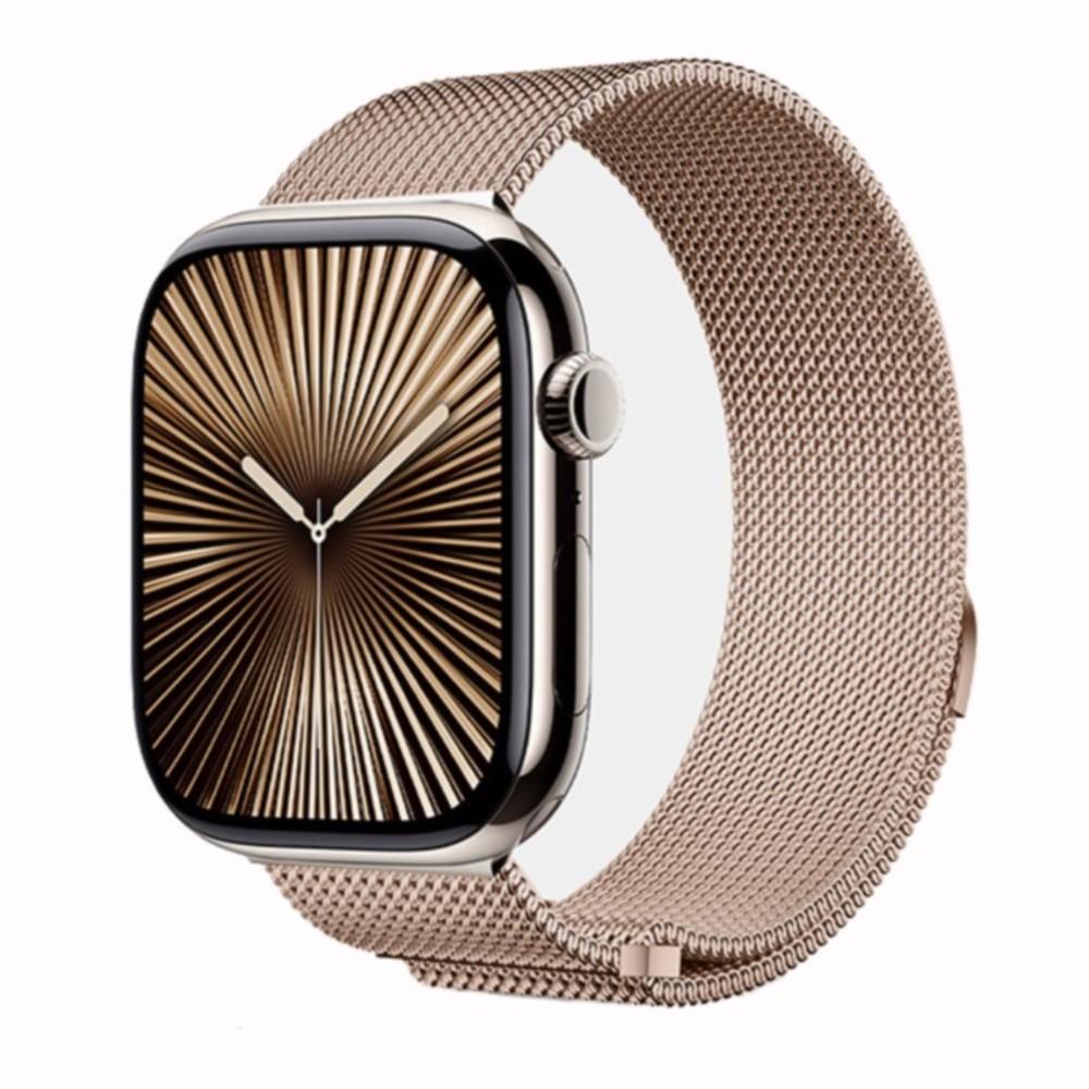 Milanese Loop Strap For Apple Watch Bands 44mm 40mm 45mm 41mm 49mm 42mm correas bracelets iWatch series 6 se 8 9 10 11 ultra 2 3