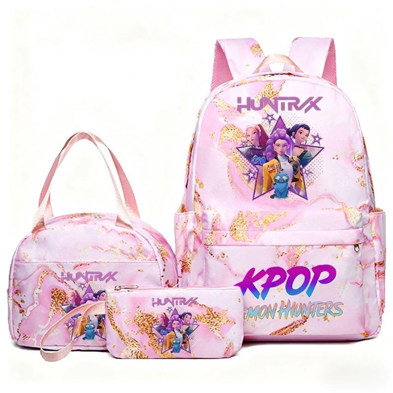 Set Zaino Scolastico 3 Pezzi – Zaino per Studenti con Borsa Pranzo e Astuccio