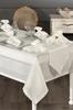 Corver Dinner/Launch Set 26pcs, Tablecloth 160x220, Runner, Napkins, Rings Cream