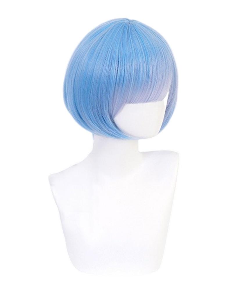 Rem Light Blue Short Anime Perfect for and Includes a Dedicated Wig High-quality Wig, Hair, Style, Heat-resistant, Parties, Events, Costumes. Net.