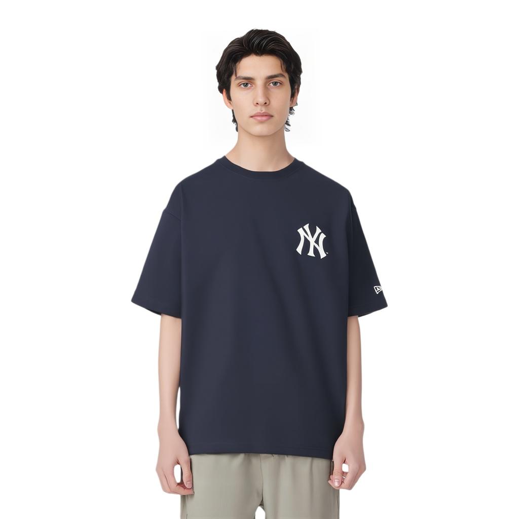 New Era MLB New York Yankees Logo Letter Print Crew Neck Short Sleeve T-Shirt Unisex Tops 14726625