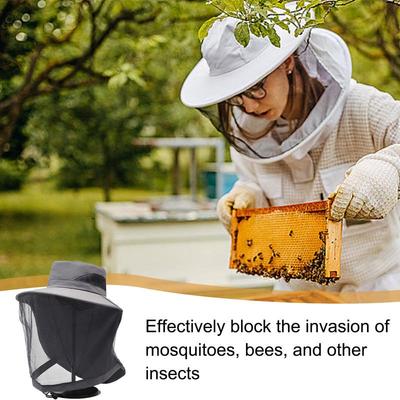Outdoor Fishing Hat Bee-Proof Head Net Hat Protective Headwear With Full Coverage Outdoor Gear For Beekeeping