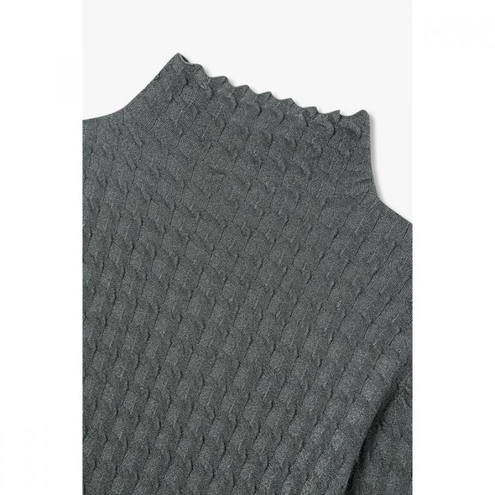 Emporio Armani Women 3d Effect High Neck Sweater A525328534