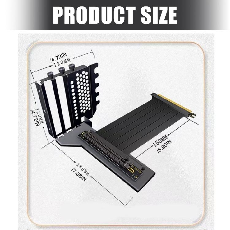 Aluminum Vertical GPU Mounting Bracket PC Graphics Card Holder Steering Bracket Support GPU Vertical Accessories