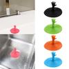Bathtub Stopper Drain Cover Silicone Sink Hair Stopper Leakage-proof Flat Plug Stopper Kitchen Bathroom Accessories Hardware