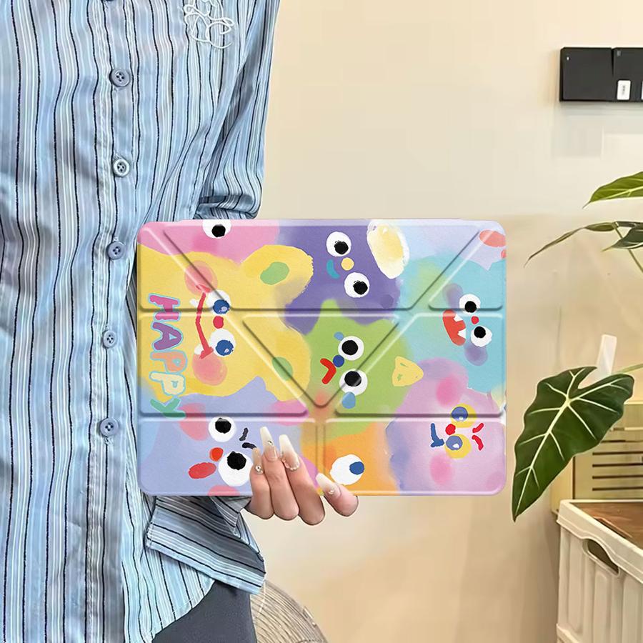 Multicolored Shaped Balls Tablet Case For iPad Air 4 5 M3 M2 1 2 M4 11inch Pro 2025 Pro 11th 10th 9th 8th 7th 12.9inch Mini 6 7