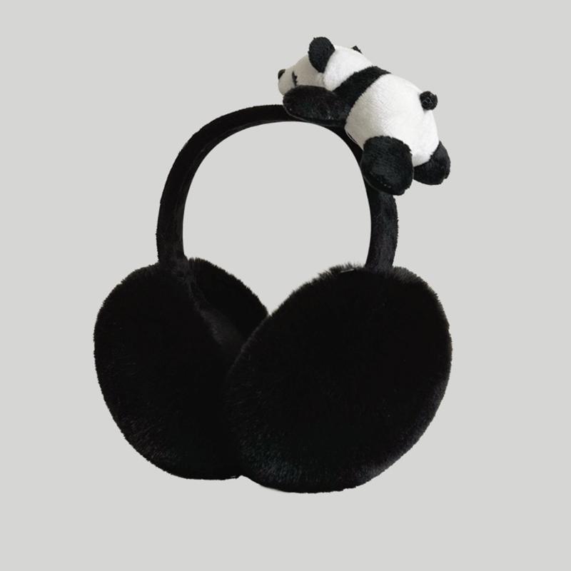 Panda Plush EarMuffs for Women and Children of All Ages Outdoor Earmuffs