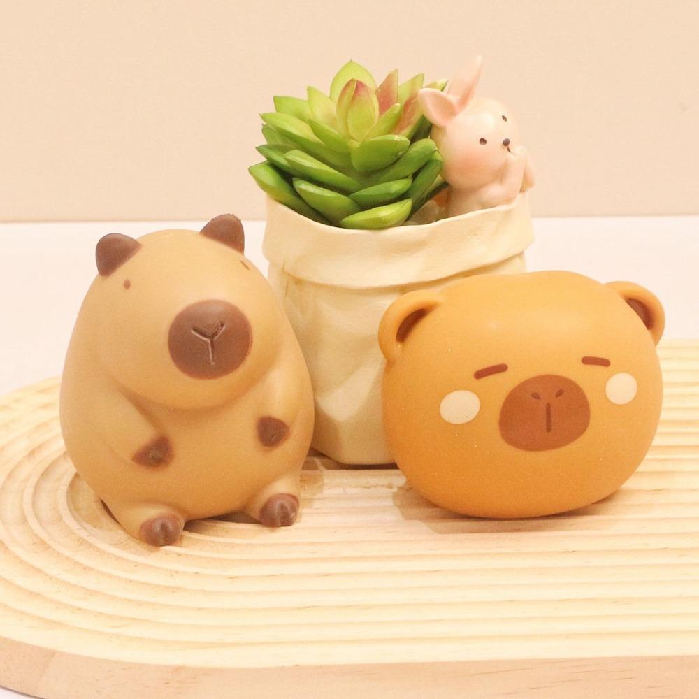 Cartoon Decompression Toys Creative Pinch Fidget Sensory Toy New Capybara Squeeze Toys Kids Adults