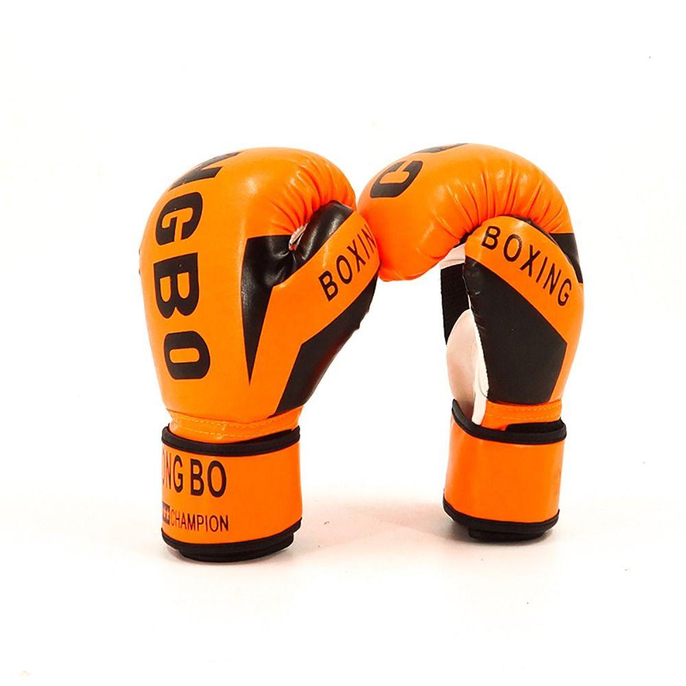 1Pair PU Leather Kids Boxing Gloves Breathable Training Gloves Child Punching Gloves  for Children