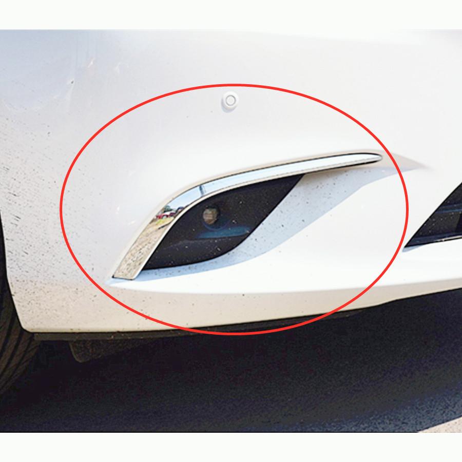 Car accessories body parts front bumper sliver grille fog lamp cover for Mazda 6 2016 to 2019 GL