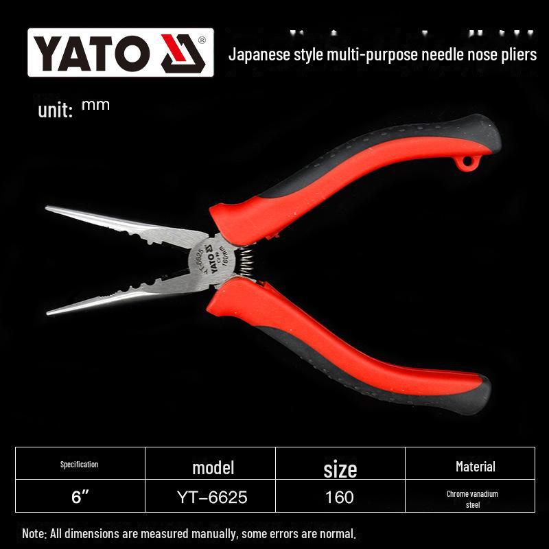 Yiertuo Multi-Function Needle-Nose Pliers for Electricians - CRV Industrial Grade