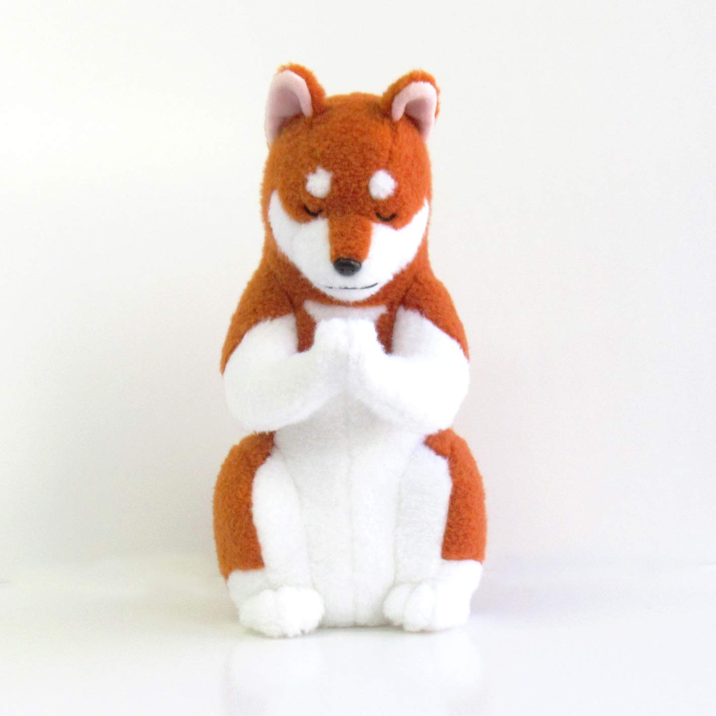 

Shinada Global Shiba Inu 15 x 16 x 32cm Plush Animal (Praying Hands) Toy, Merchandise, GSHO-0250S
