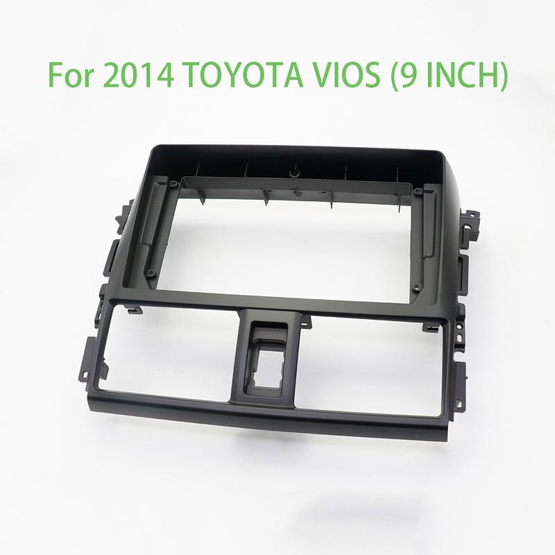For 2014 TOYOTA VIOS 9 Inch Car Radio Stereo GPS MP5 Android Player 2 Din Fascias Panel DashBoard Frame Cover